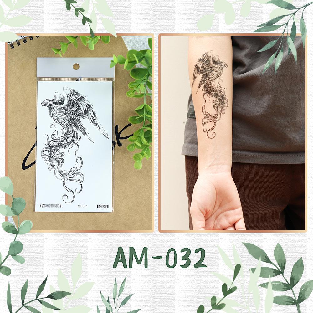 «Модные водонепроницаемые наклейки-татуировки в виде змеи и цветка для мужчин и женщин — крутой, модный дизайн для руки»