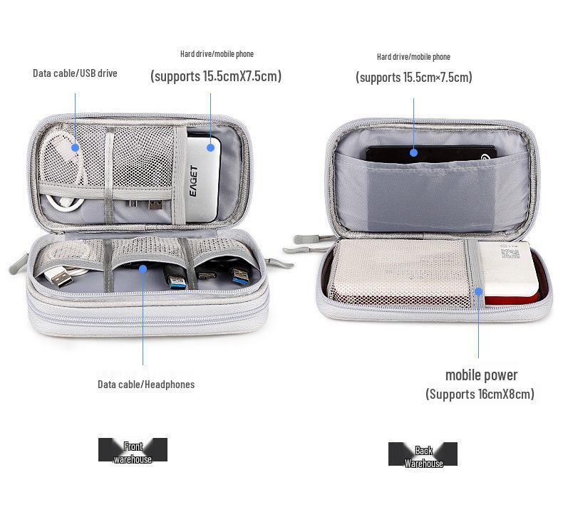 Multifunctional Travel Digital Storage Bag for Cables, Chargers, and Accessories