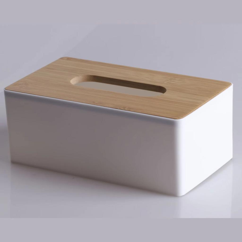 Wood Cover Tissue Box Creative Multi-Functional Table Storage Box Hotel Toilet Paper Organizer Box