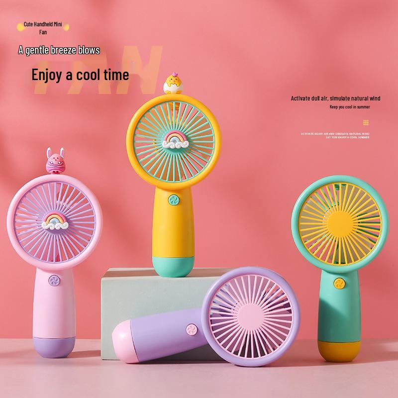 USB Rechargeable Mini Frog Fan for Desktops & Dorms