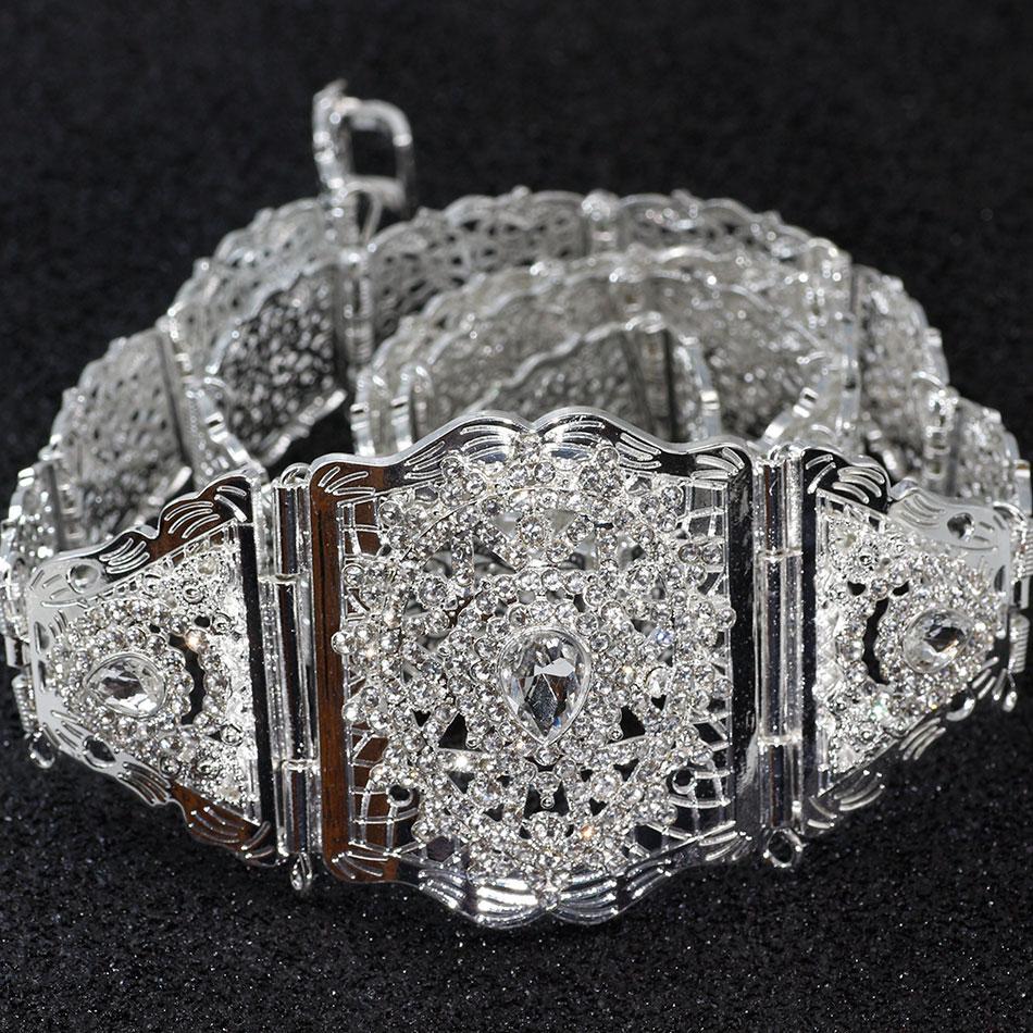 Gold Belt Bridal Wedding Jewelry Ladies Body Chain Full Crystal Jewelry