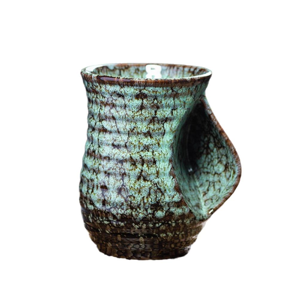 Жаростойкая глазурованная керамическая кофейная кружка градиентного цвета, печная чашка, чашка для воды, чашка для чая, подарок