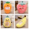 Banana Plush Cute Carrot Strawberry Avocado Pillow Fruit Plush Toy  Kids Gifts
