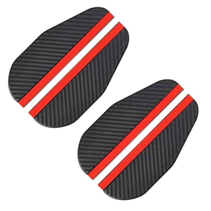 1 комплект автомобильных углеродного волокна, дождевик, козырек для зеркала заднего вида, дождевик, защитный щиток от дождя, автомобильные аксессуары