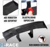 X-RACE Mini Rear Spoiler Spoiler Car Robotic Lawnmower Vehicle Wings Black Self-adhesive