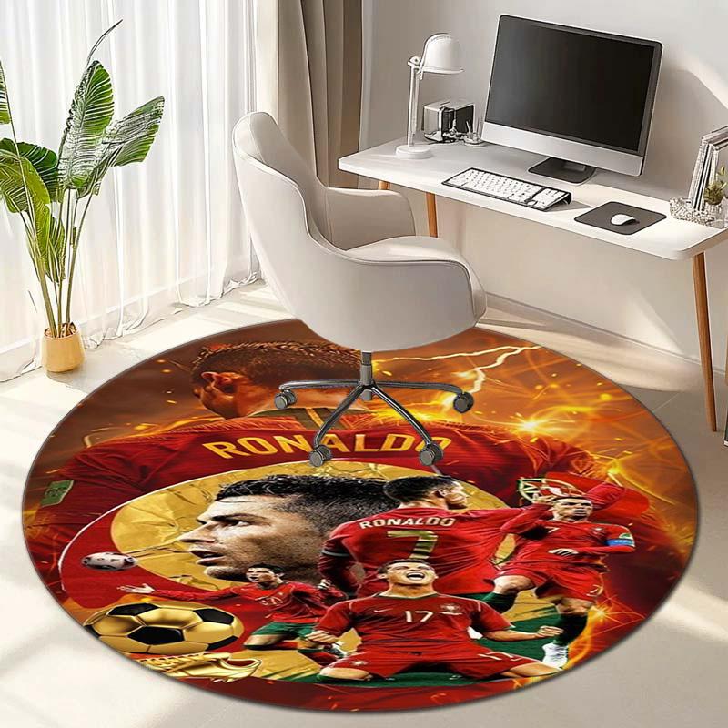 Cristiano Ronaldo Trophy Glory Carpet Doormat Home Decor Dormitory Decoration Office Chair Cushion Protective Pad