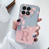 Модный Розовый Цветочный Чехол Для Honor X6 X6S 6.5" Задняя Крышка С Буквой Прозрачный Мягкий ТПУ Fundas Для HonorX6 X 6S Coque