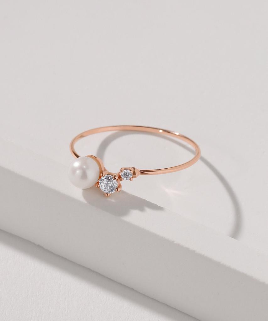 Mcel 14K Lucia Freshwater Pearl Ring
