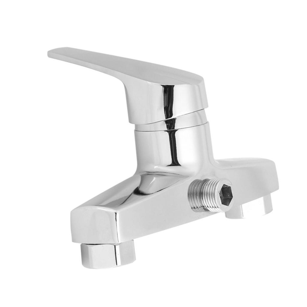 Zinc Alloy Bathroom Bathtub Single Handle Faucet Wall Mounted Bath Shower Valve Mixer Tap