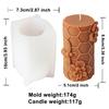 3D Рельефная Пчела Цилиндрическая Свеча Силиконовая Форма DIY Сотовая Колонна Ароматерапевтическая Свеча Инструмент для Изготовления Гипса Ручная Работа Подарок Декор
