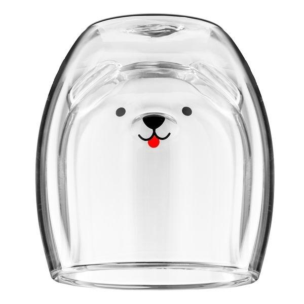 Стеклянная кружка с двойными стенками Puppy Original Coffee and Tea Mug Dog