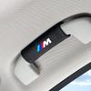 Car Roof Armrest Inner Door Pull Handle Protection Case Suede Cover For BMW M LOGO Leather1 3 5 7 Series X1 X3 X5 X6 M Sports HV0