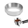 Coolooda Coffee Dosing Ring 51mm Espresso Dosing Funnel Aluminum Magnetic Anti-Flying Powder Receiving Powder Ring Replacement Funnel Barista Tool