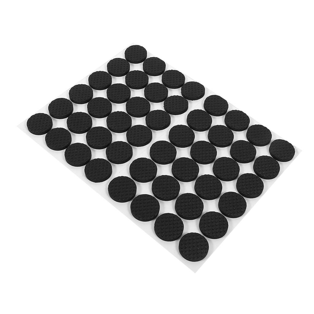 48Pcs Black NOn Slip Self Adhesive Floor Protectors Furniture Sofa Table Chair Rubber Feet Pads