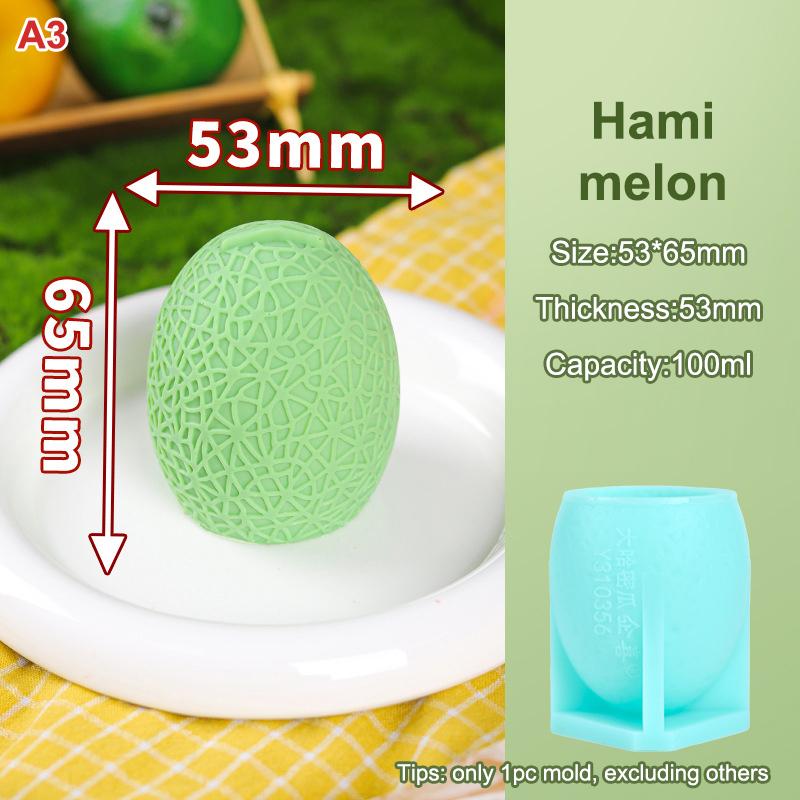 Форма для мороженого M-Food-Safe Фрукты 3D Дизайн Клубника Манго Персик Легкое извлечение Форма для торта, шоколада, желе, мыла DIY