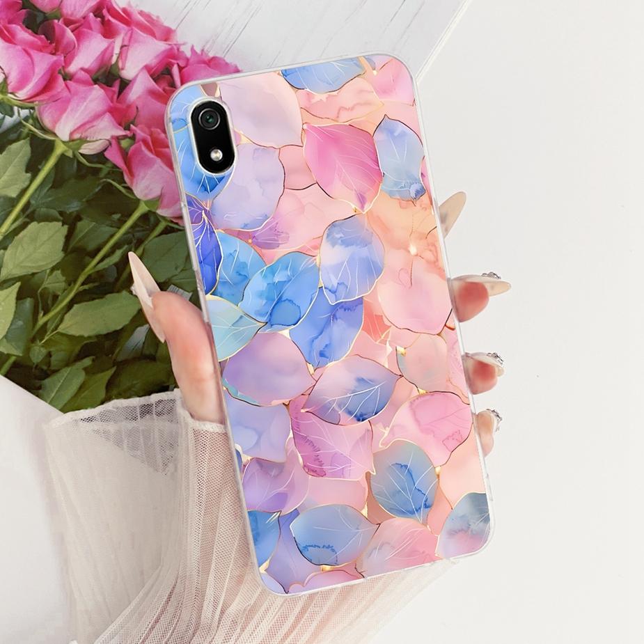 Чехол для Xiaomi Redmi 7A Роскошный Цветок Бабочка Расписной Чехол Мягкий Силиконовый Чехол Для Xiaomi Redmi 7 7A Redmi7 A Redmi7A Чехлы