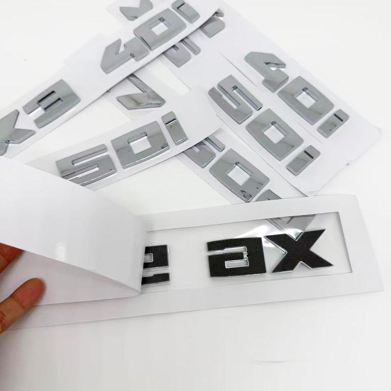 Применимо к 3D M X7M50i X7M50d X7M60d X7M60i Номера ABS Эмблема для X7 Серии E70 G05 Внешний Декор Багажника Автомобиля Наклейка Логотип