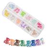 Bear Nail Parts Set N 154, 1 Set, Mixed Colors