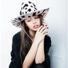 4 упаковки ковбойская шляпа с принтом коровы, регулируемый ремешок для подбородка, товары для вечеринки в стиле вестерн