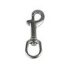 1PC 65-120MM 304/316 Stainless Steel Diving Single-Head Hook 360° Rotation Quick Release Spring Buckle BCD Scuba Equipment Accessories #470465