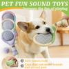 Теннис для собак, спортивная звуковая бумажная ракетка, набор игрушек, Тедди, спутник для прорезывания зубов, товары для домашних животных