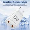 Дорожное зарядное устройство 2,4 А PD + 2USB с вилкой US/EU/UK