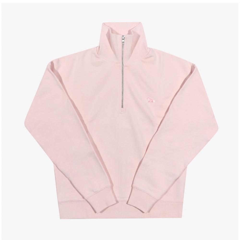 MaiSon KitSune Baby Fox Patch Half Zip Women S SweatShirt Mw00304km0325