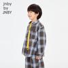 Клетчатая рубашка с длинным рукавом для мальчиков JNBY
