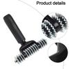 Solid Metal Wheel Carpet Seam Roller Serrated Toothed Roller  DIY Home Carpet Laying