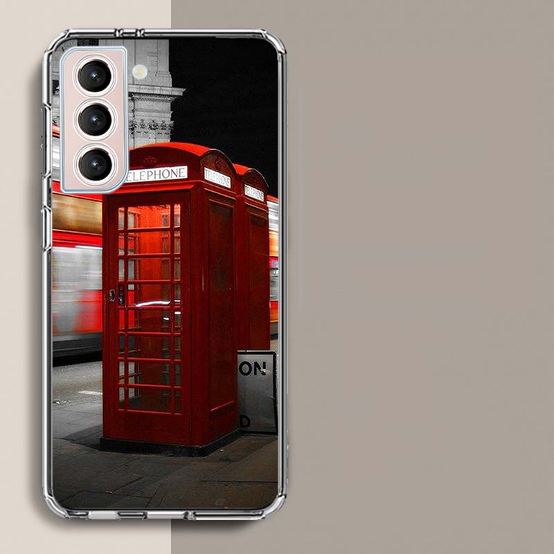 Лондонский Автобус Англия Телефон Чехол для Телефона Для Samsung A17 A56 A36 A26 A16 A55 A35 A25 A15 A05S Galaxy A71 A51 A41 A31 A21S A70 A50