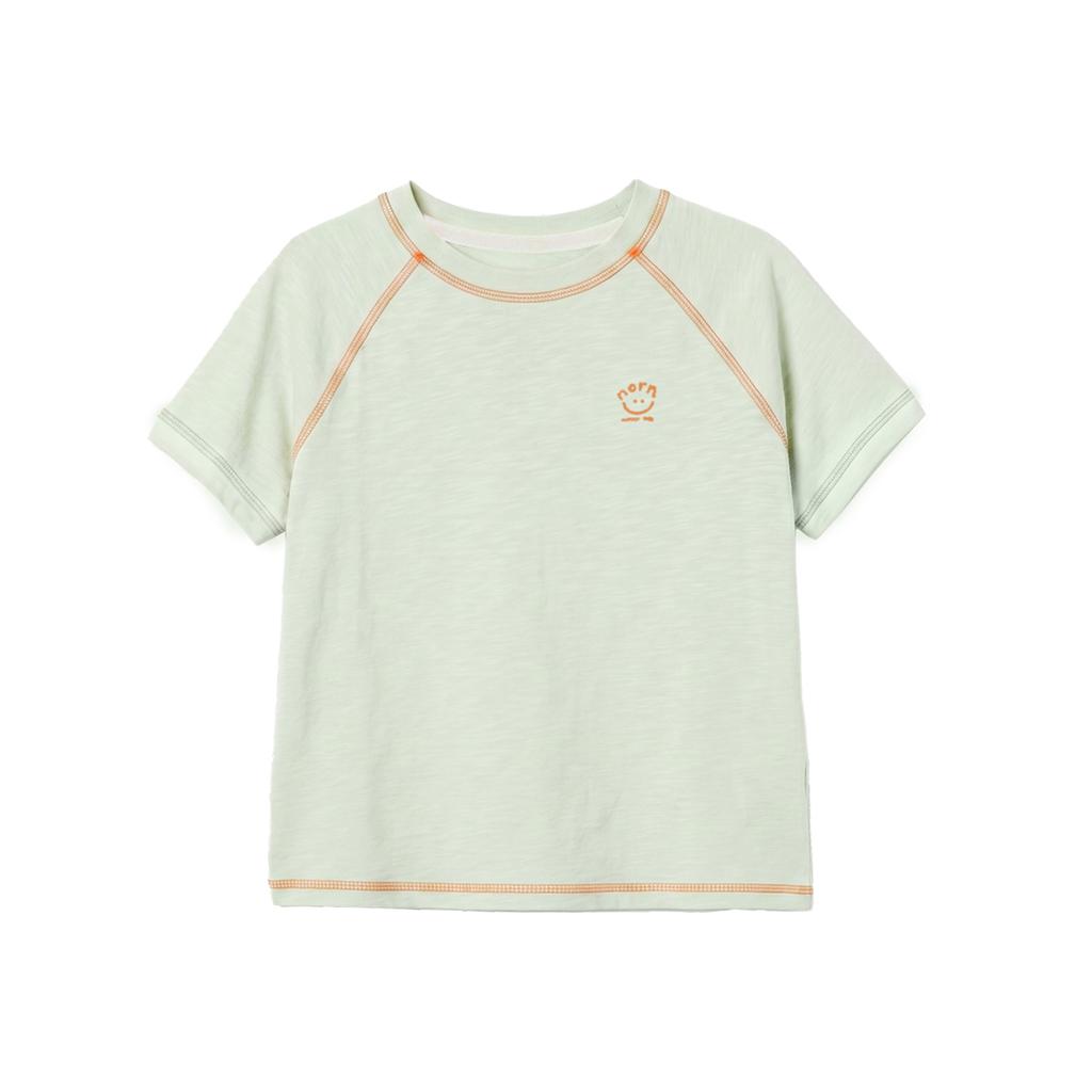 LUSON Children's Clothing Summer Breathable Shoulder Sleeve T-shirt