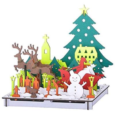 Hacomo PUSUPUSU White Christmas 3877 Набор для творчества из картона