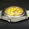 SEIKO 5 AUTOMATIC 7009A VINTAGE JAPAN MENS YELLOW COLOR DIAL WATCH a701490-5 R206b-a701490