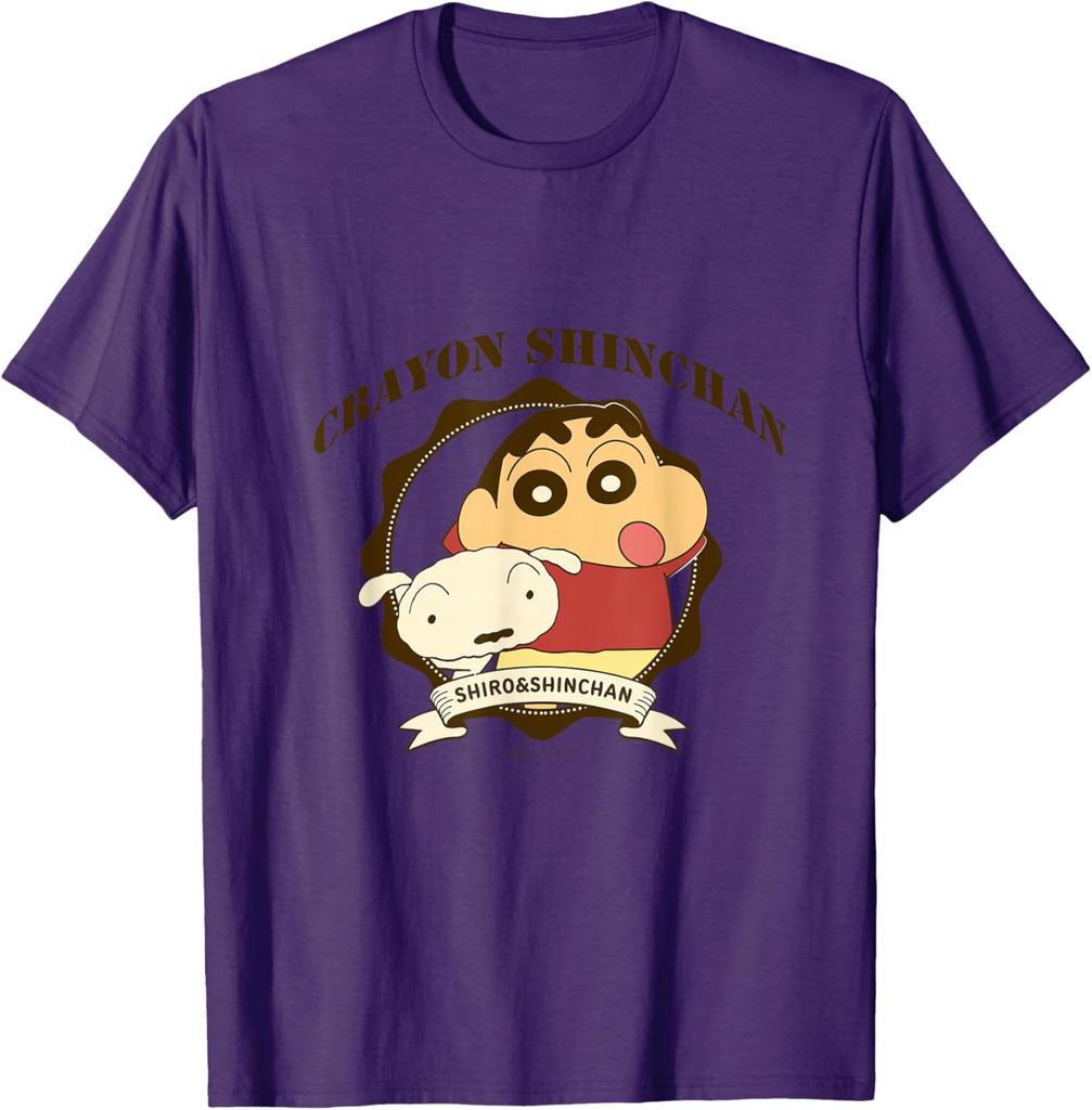 Crayon Shinchan College Logo Style Fashion Casual Funny Tshirt S6xl