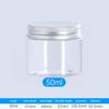 5Pcs Travel Face Cream Jar Empty Plastic Cosmetic Makeup Bottle 20Ml 30Ml 50Ml Transparent Storage Container Refillable Bottles