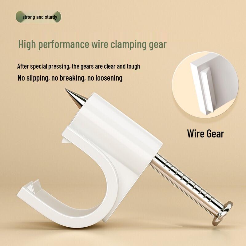 Honggong Plastic Steel Nail Cable Clip