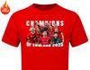 Summer New Men's Liverpool 20 England League Champions TSHIRT 2025 Player T-shirt Retro Fashion Unisex Short-sleeved Top