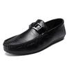 Fashion Leather Shoes for Men Loafers Round Toe Man Casual Shoe Flat On Sale 2024 Trend Designer Shipping Free Cheap Clearance Adults Pu