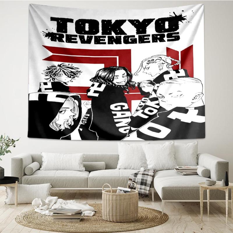Tokyo anime Tapestry Hanging for Bedroom,Livingroom, Playroom,Decor Art Room Wall Tapestry Holiday and Birthday Gifts