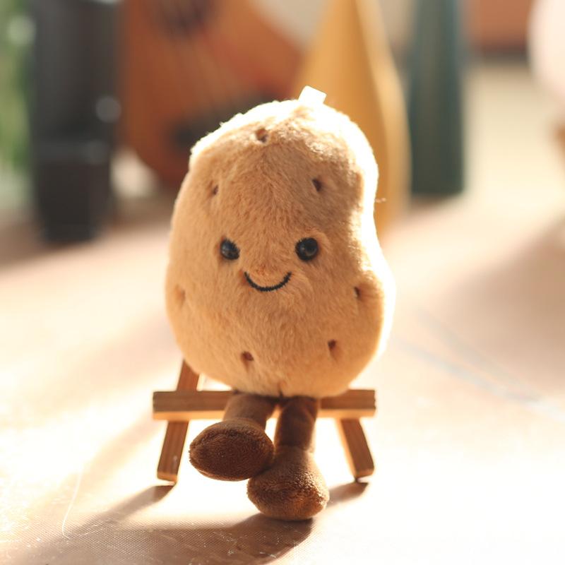 Милый милый сэндвич с едой и игрой, плюшевая игрушка, кукла, гамбургер, баклажан, сумка, подвесное украшение, брелок, кукла