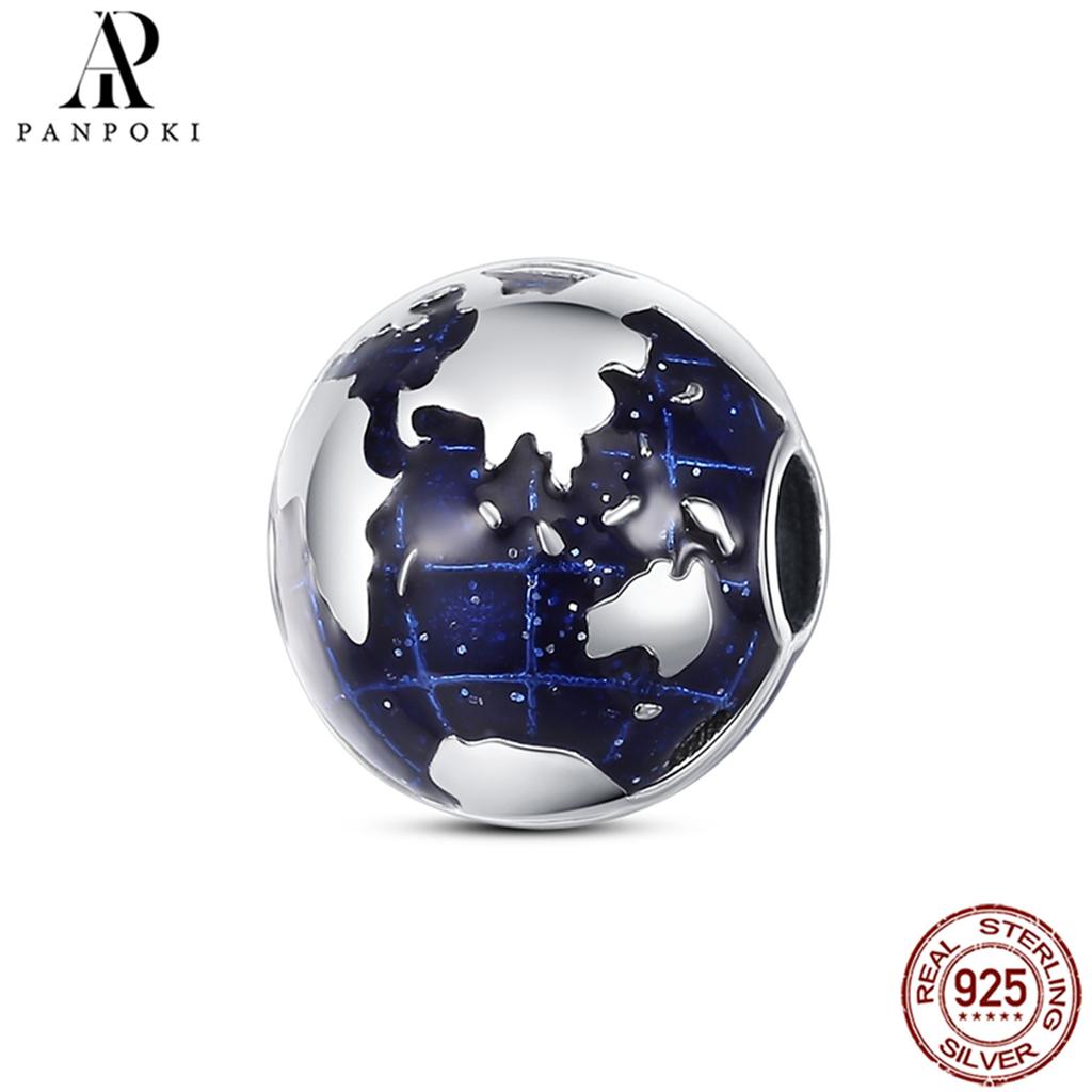 PANPOKI SS925 Sterling Silver Fixed Clip Stopper Beads Fit Bracelets Necklace NEW Luxury Women Gift DIY Jewelry Making