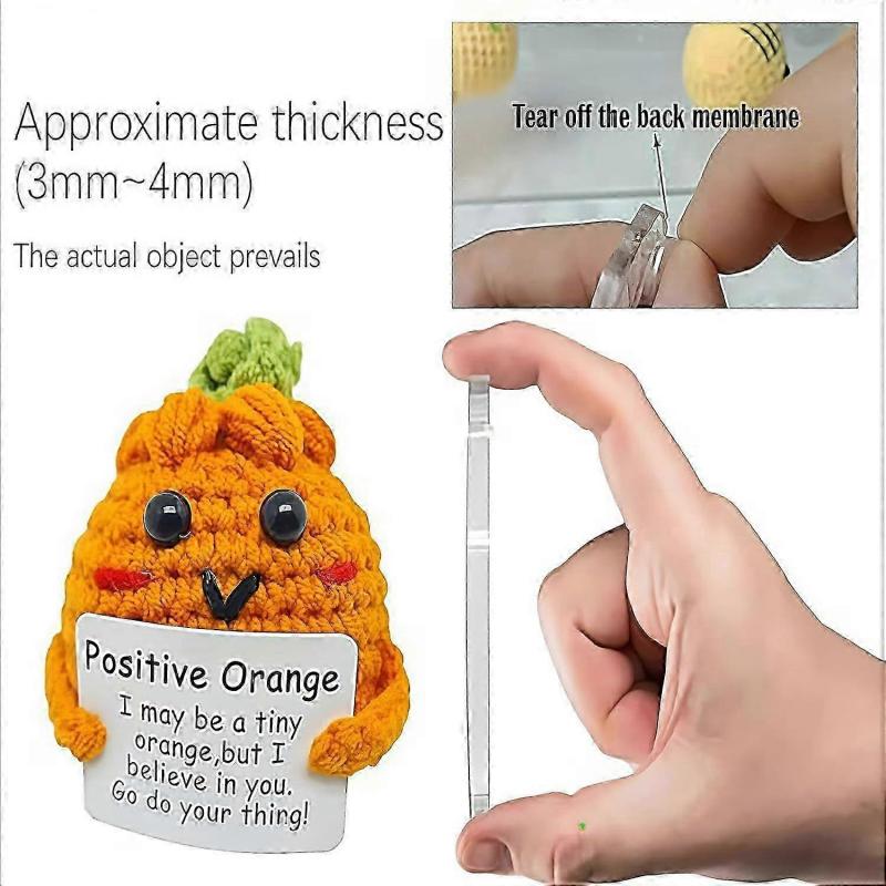 Адвент-календарь эмоциональной поддержки 2025 24 дня до Рождества с 24 акриловыми украшениями, персонажи в стиле вязания крючком, набор для снятия стресса,