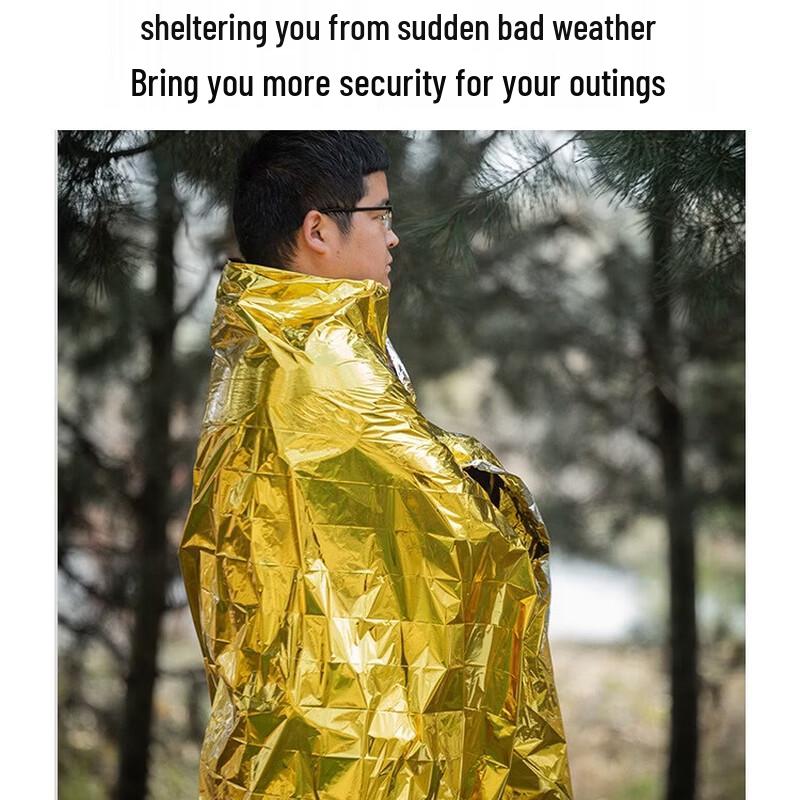 ZISIZ Emergency Thermal Survival Blankets (20 Count)