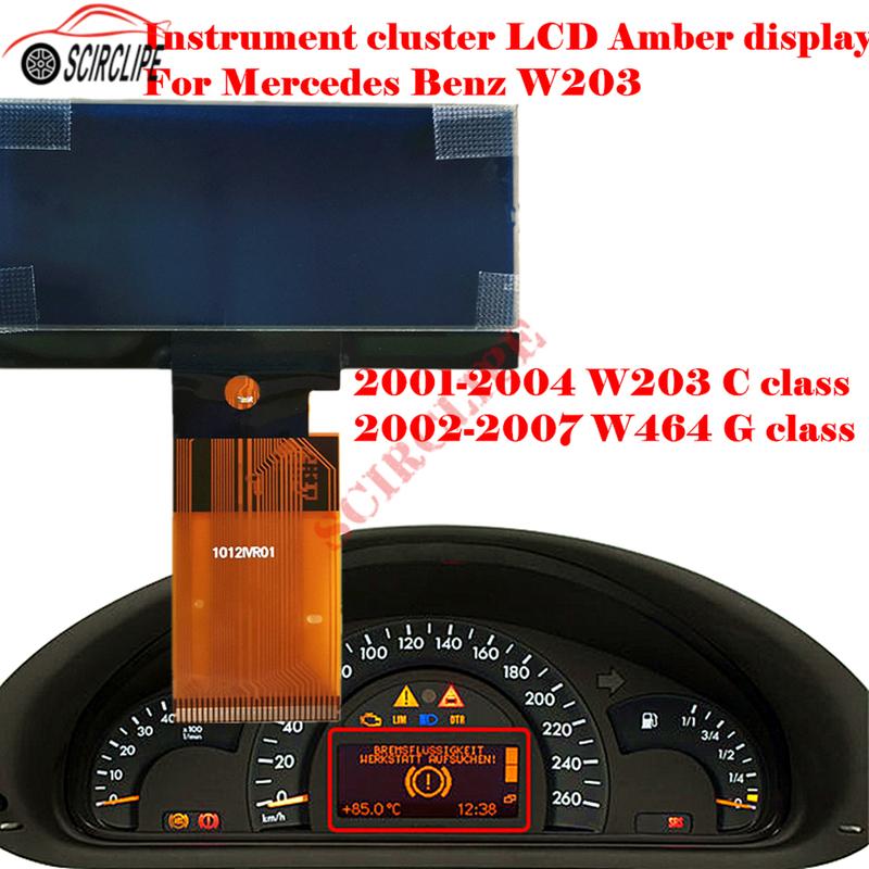Instrument cluster lcd vdo dashboardscreen display for Mercedes-Benz W203 C CLASS C200 C230 C300 C350(2000-2007) display