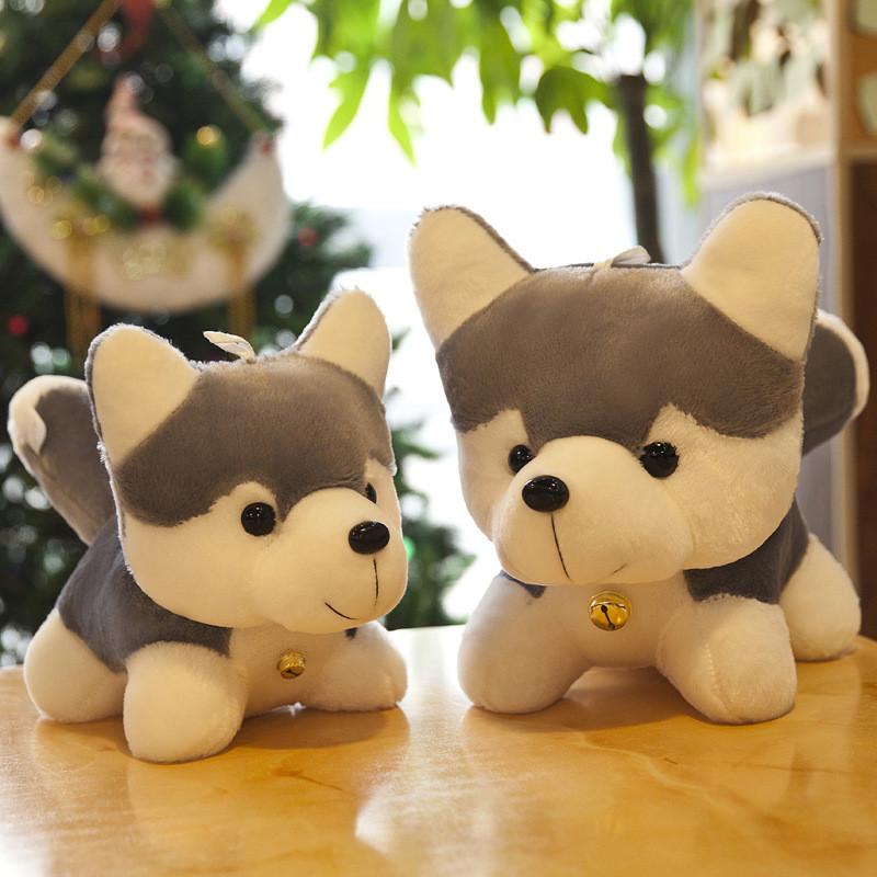 Husky Simulation Cartoon Plush Toy Animal Doll Dog Kid Soothing Gifts Sleep