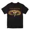 Van Halen Логотип Оригинальная Рок Черная Унисекс Футболка Размер S-5XL