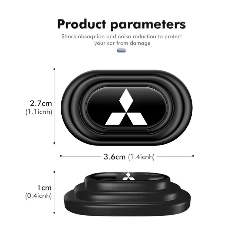 For Mitsubishi Eclipse Galant Mirage L200 Xpander Triton Colt Pajero Car Door Silicone Mat Anti Shock Pad Stickers Accessories