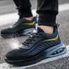 Fashion Safety Shoes Men Puncture-Proof Work Sneakers Men Air Cushion Protective Shoes Breathable Non-Slip Work Shoes Security
