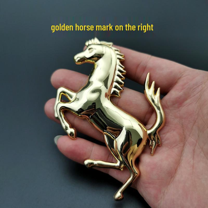 3D Металлические Наклейки-Логотипы Лошадь для Автомобиля - Модификации Кузова, Бока и Задней Части