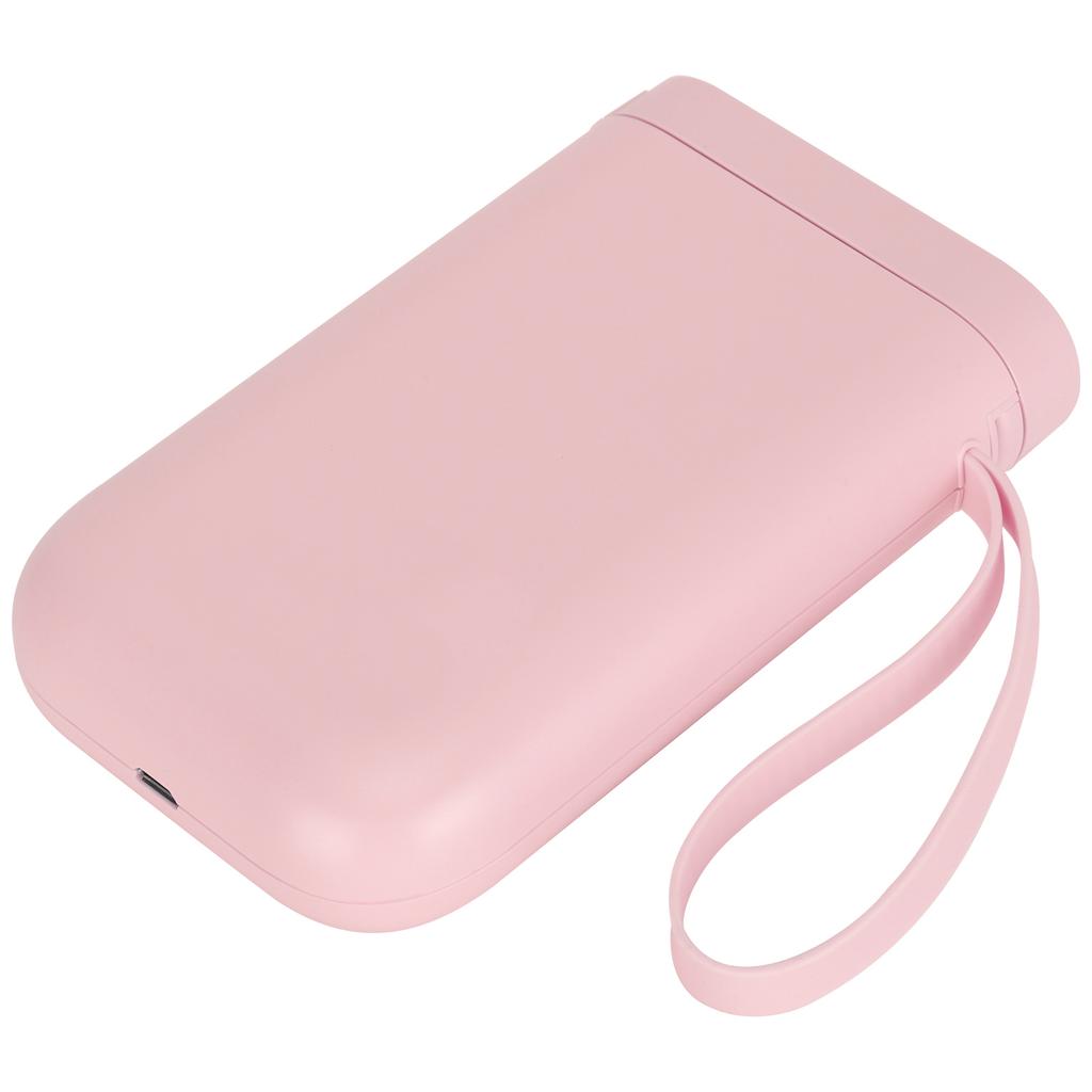 Маленький принтер этикеток, портативный бытовой портативный Bluetooth-принтер для термонаклеек(розовый )